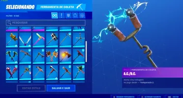 Conta Fortnite SEASON 1 ATÉ A 10 TOP