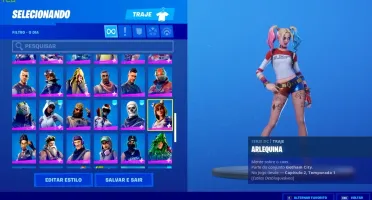 Conta Fortnite SEASON 1 ATÉ A 10 TOP