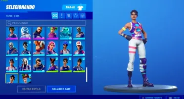 Conta Fortnite SEASON 1 ATÉ A 10 TOP
