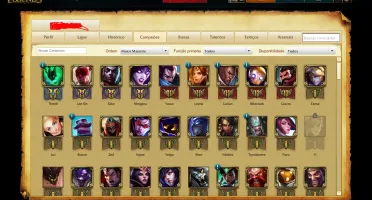 conta de lol Gold3 com 82 champions e skins lendarias