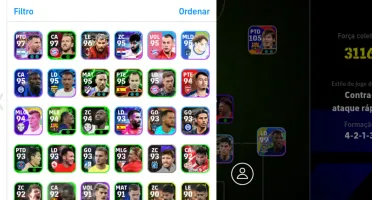 Conta com canavaro 106 e Messi do pack