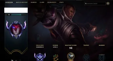 Conta League of Legends (LoL) Diamante 3 com bom MMR