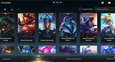Conta WR Diamante IV - 17 Skins, 43 Champs, Wild Pass, etc.