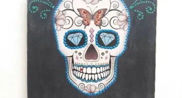 Porta Chave Caveira Mexicana #1