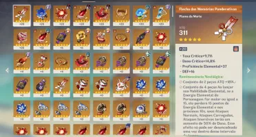AR51 Kazuha + 4x5* personagens barato com constelação