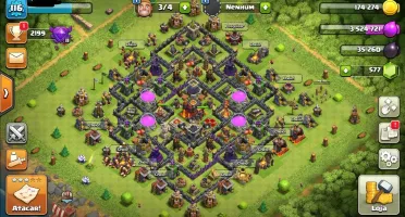 CONTA CLASH OF CLANS CV10 BARATO