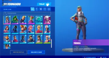 Conta Fortnite Muito Rara, + d 200 itens (Com Salve O Mundo)