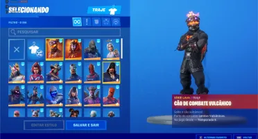 Conta Fortnite Muito Rara, + d 200 itens (Com Salve O Mundo)