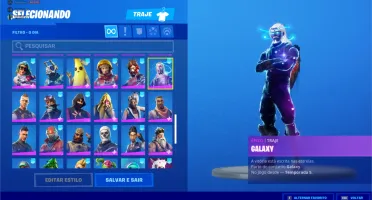 Conta Fortnite Muito Rara, + d 200 itens (Com Salve O Mundo)