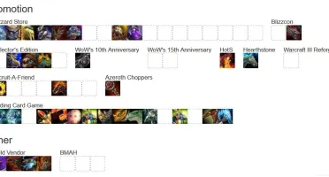 WOW CONTA + OVERWATCH + HEROES OF THE STORM