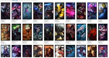PROMOÇÃO: CONTA COM 48 CAMPEÕES E 34 SKINS