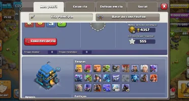 Conta Clash of Clans - CV 12 QUASE FULL