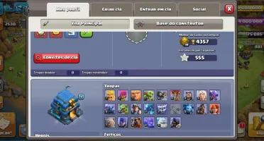Conta Clash of Clans - CV 12 QUASE FULL