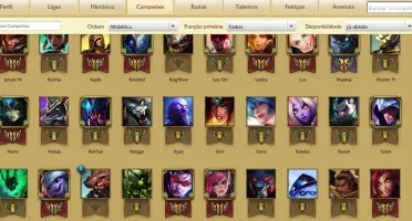 Conta League of Legends Diamante 5