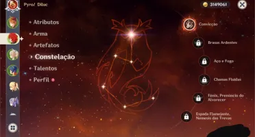 Conta Ar 43 com Tartaglia , Diluc (c1) e keqing