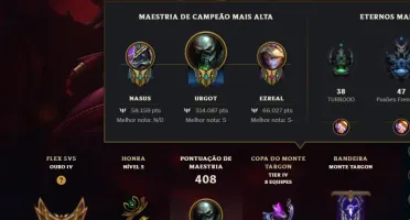 Conta LOL Mestre