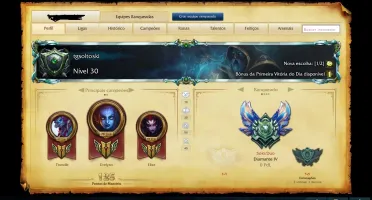 VENDO CONTA DE LOL DIAMANTE 5 ALGUMAS SKIN 37 CHAMPIONS