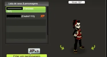 CONTA DOFUS TOUCH BRUTAS - PANDA 187