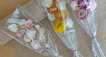 Ramo com Flores Desidratadas