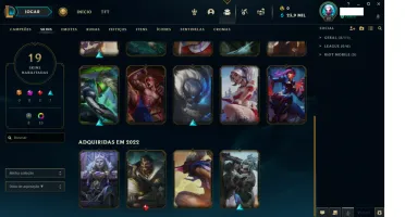 Conta Mestre 2023.1 150 Essências Míticas Main Ekko D4