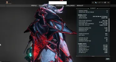Conta Warframe MR 20 |44 Warframes |17 Deluxe Skins| Full