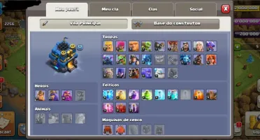 Conta CV12 Recente - 7 skins de heroi + mudar de nome