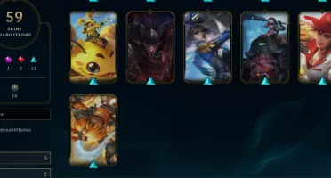 LOL - Full Acesso - LVL 226 - 131 Champions - 59 Skins