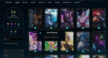 CONTA LOL OURO lV MAIN SUPORTE