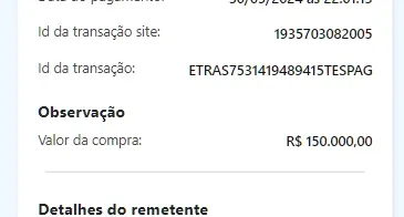 Teste do Script para receber pix mercado pago
