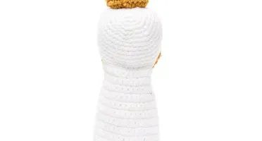 Nossa Senhora de Fátima em amigurumi