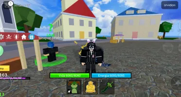 Conta do roblox, com robux e itens raros no bloxfruits