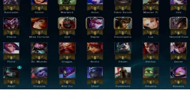 Conta Bronze II/Varias skins e champs