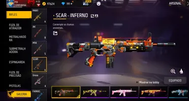 Conta free fire
