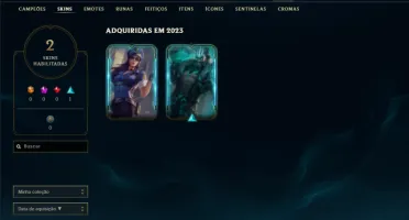 Unranked com 36 Champs e 2 Skins ( Ex Bronze )