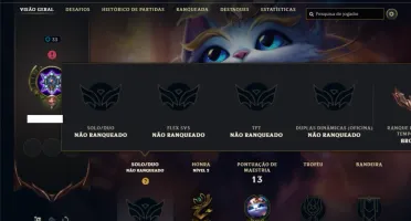 Unranked com 36 Champs e 2 Skins ( Ex Bronze )