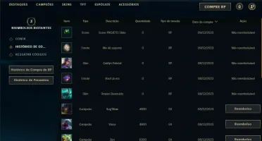 Unranked com 36 Champs e 2 Skins ( Ex Bronze )