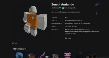 🎮 Conta Roblox Gemada