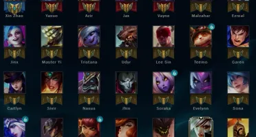 Conta lvl 33 90 campeões + 25 skins