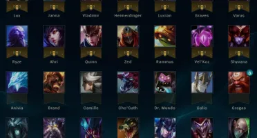 Conta lvl 33 90 campeões + 25 skins