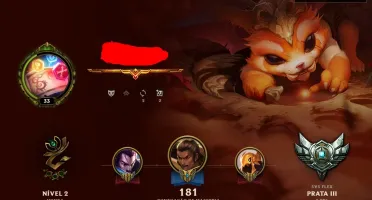 Conta lvl 33 90 campeões + 25 skins