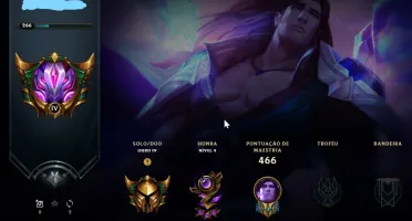 conta lol ouro IV 82 skins