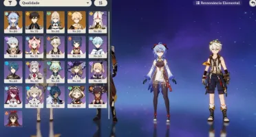 AR 51 Ganyu + Arco T5 / Zhongli / Jean / Orgulho Celestial +