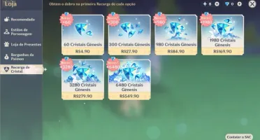 AR 51 Ganyu + Arco T5 / Zhongli / Jean / Orgulho Celestial +