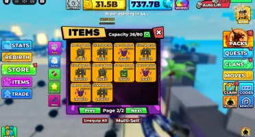 Conta de muscle legend com 18k de rpts