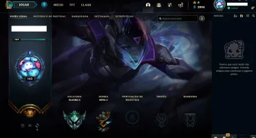Conta LoL Platina 2 E-mail não Verificado, 95 Champs