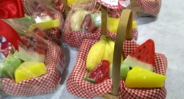 Cesta sabonete Pic Nic