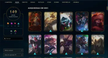 Conta League of Legends s3, Diamante 4 solo duo e Flex