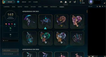 CONTA LOL 1130 SKINS COM PAX TF (PLAT 2 - MMR D2/D3)