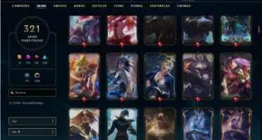 Conta do Lol de um Main Samira