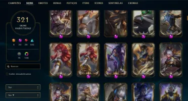 Conta do Lol de um Main Samira